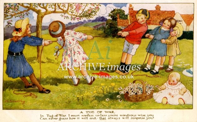 Millicent Sowerby, Playtime, A Tug of War