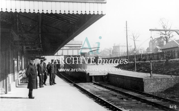 Cheltenham Malvern Road Railway Station c1908