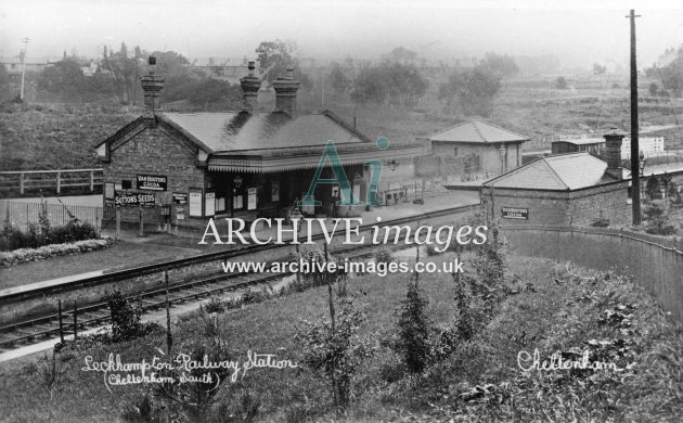 Cheltenham South & Leckhampton Railway Station c1908