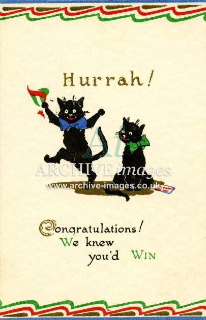 Lucky Black Cats Greetings G