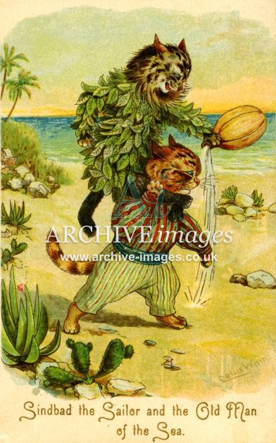 Louis Wain, Sindbad the Sailor & the Old Man of the Sea