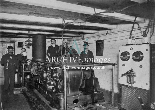 Ebbw Vale CI&SC, Marine Colliery, 60hp Electric Air Compressor Underground