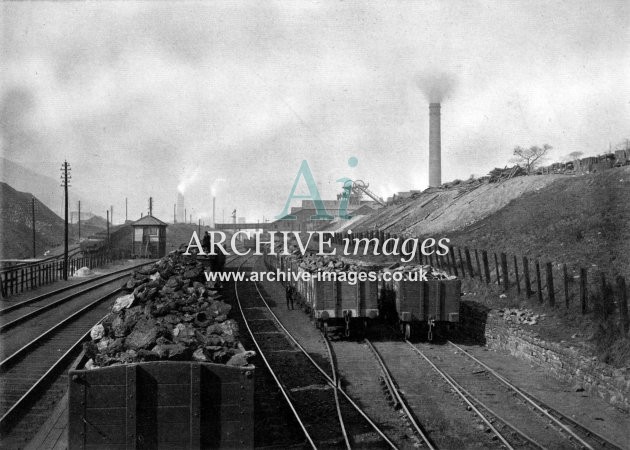 Ebbw Vale CI&SC, Marine Colliery, Coke Wagons Ready for Despatch