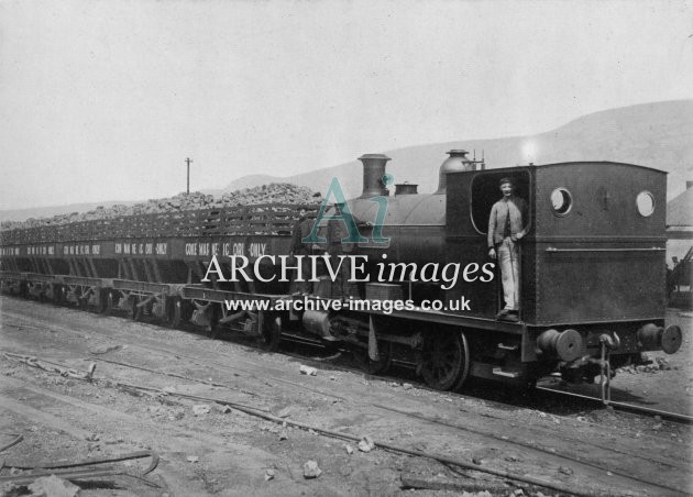 Ebbw Vale CI&SC, Marine Colliery, Train of Coke Hoppers
