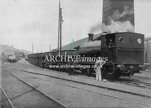 Ebbw Vale CI&SC, Train of Loaded Ore Hopper Wagons