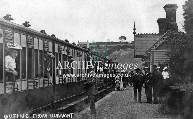 Dunvant Railway Station, LNWR Special Outing