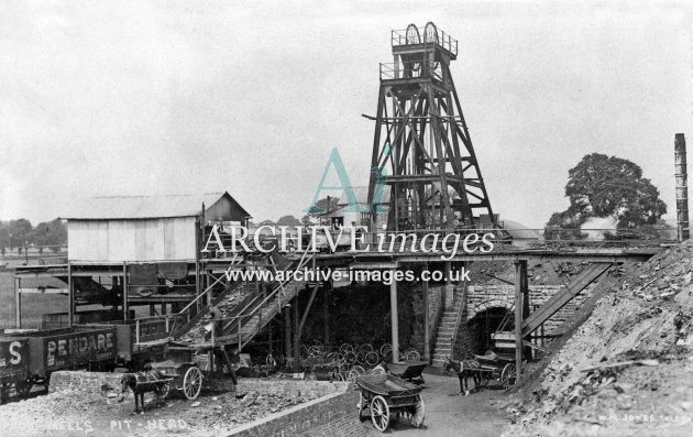 Mells Colliery near Coleford, Pit Head c1920