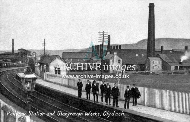 Clydach on Tawe Railway Station & Glanyravon Works