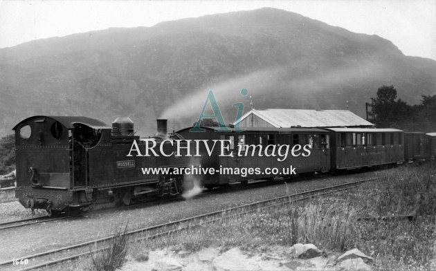 Beddgelert stn WHR, Russell & train