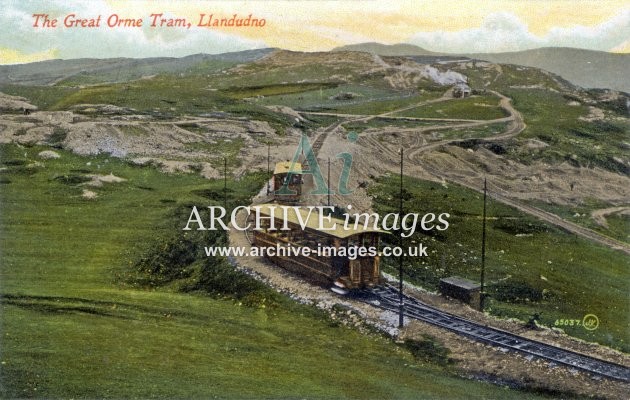 Llandudno, Gt Orme Tramway colour