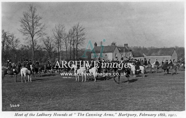 Hartpury, Ledbury Hounds Meet 18.2.1910 B