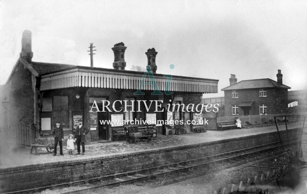 Barbers Bridge Railway Station c1905