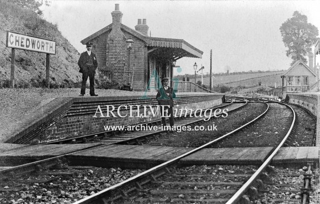 Chedworth Railway Station B, c1906