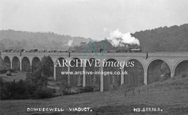 Dowdeswell viaduct & MSWJR Goods Train