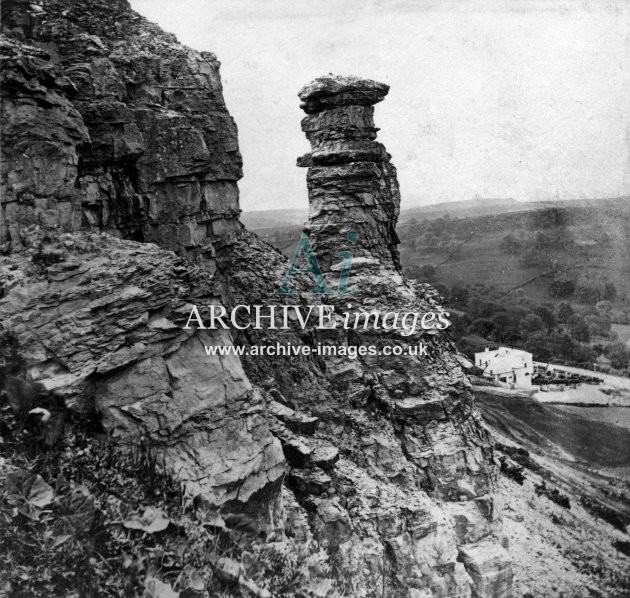 Cheltenham, Devils Chimney, Leckhampton c1860