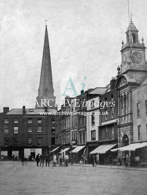 Hereford, High Town c1860