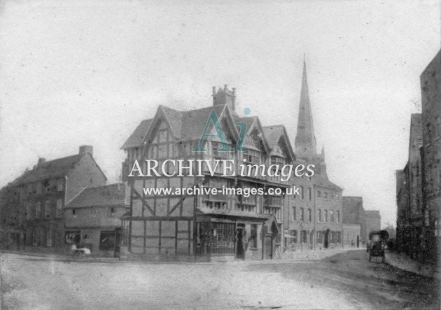 Hereford, Saddlers House, High Town c1860