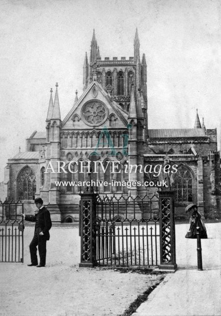 Hereford Cathedral c1860