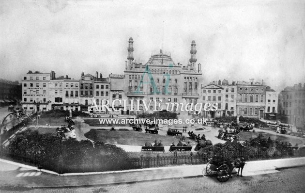 London, Leicester Square c1860