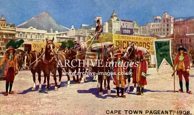Pickfords Pantechnicon, Cape Town Pageant 1908 FG