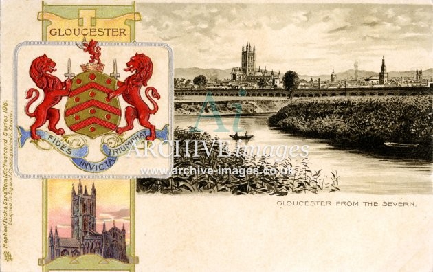 Tuck Heraldic 196, Gloucester From The Severn FG