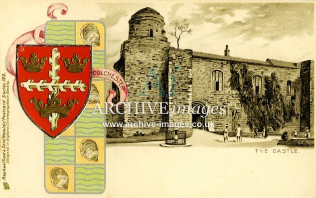 Tuck Heraldic 195, Colchester Castle FG