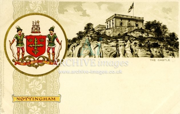 Tuck Heraldic 1025, Nottingham Castle FG