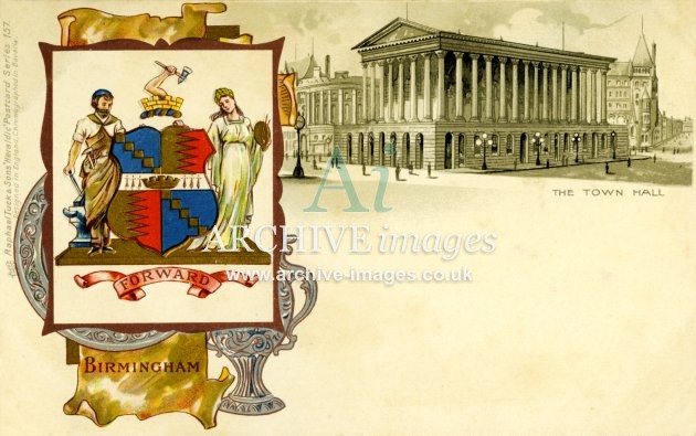 Tuck Heraldic 157, Birmingham Town Hall FG