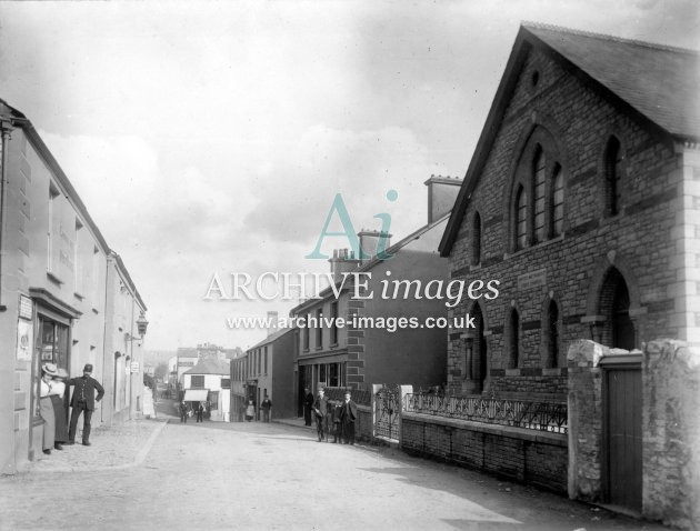 Gunnislake, Street & Chapel c1888