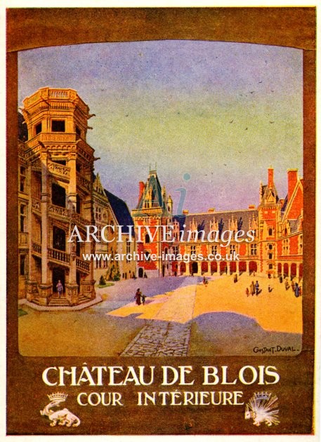 French Poster Advert, Chateau de Blois FG
