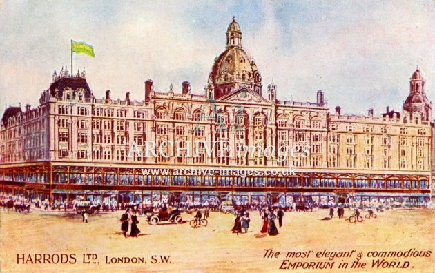 London, Harrods Emporium c1910 FG