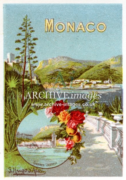 Chemin de Fer Poster Advert, Monaco FG