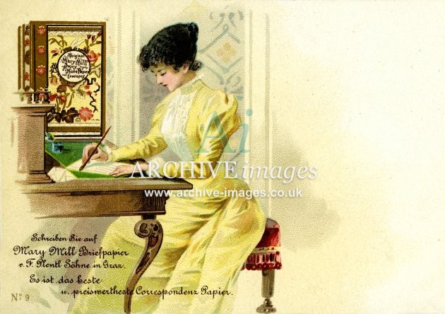 Mary Mill Notepaper & Envelopes c1900 FG