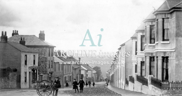 Gunnislake street scene c1888