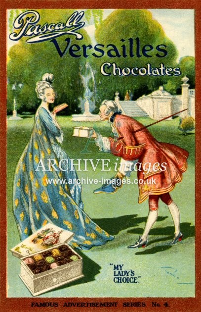 Pascall Versailles Chocolates, Famous Adverts No. 4 FG