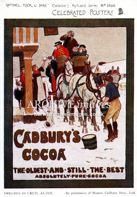 Tuck Celebrated Poster, Cadbury's Cocoa FG