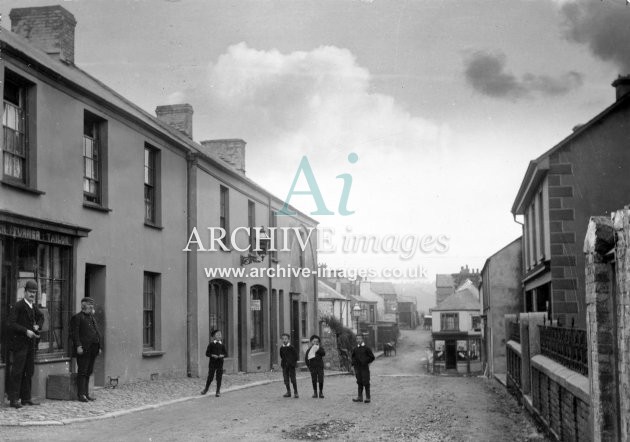 Gunnislake Street & Mrs Turner's Shop c1888