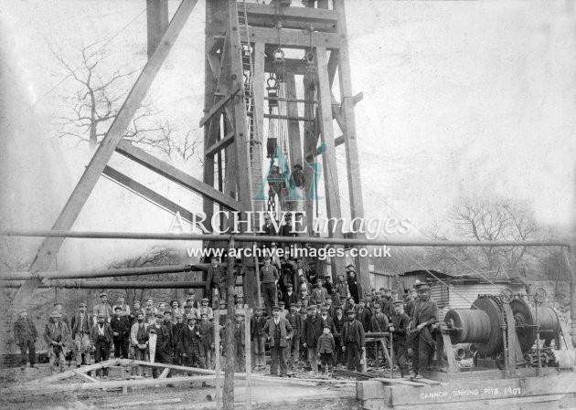 Cannop Colliery, Sinking 1907