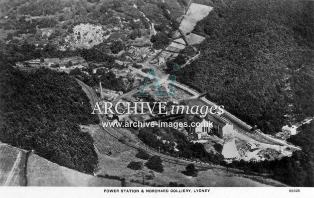 Norchard Colliery & Power Station, Lydney, Aerial View