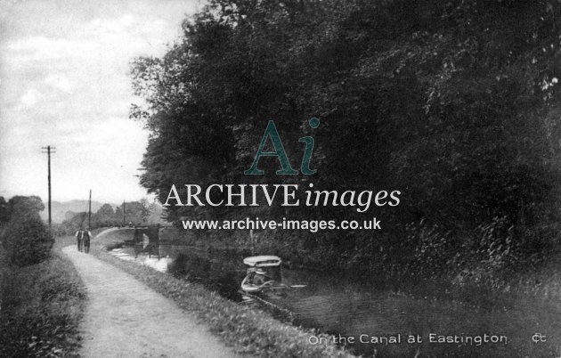 Stroudwater Canal, Eastington c1908