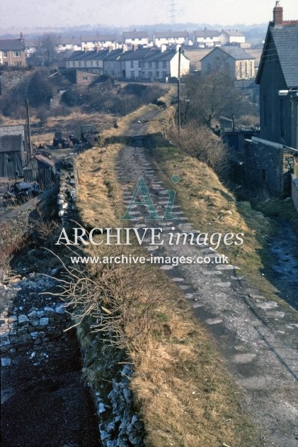 Blaenau Festiniog, old tramway c1962