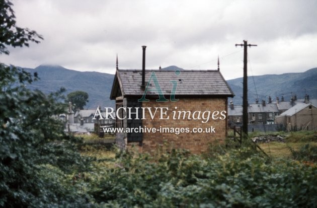 Nr Blaenau Ffestiniog, Rear of Signal Box c1970