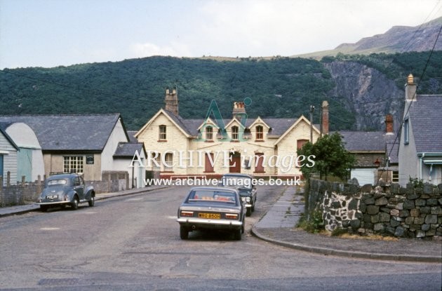 Llanberis Railway Station, forecourt c1970