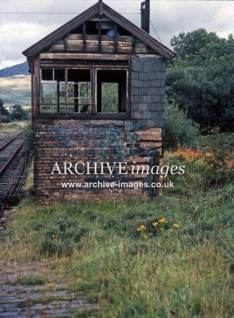 Nr Blaenau Ffestiniog, Derelict Signal Box B c1970