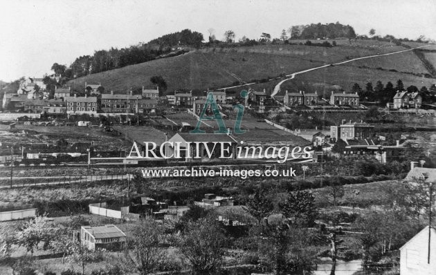 Brimscombe, View to Railway Station c1910