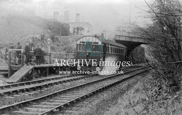 Brimscombe Bridge Halt & GWR Railmotor c1903