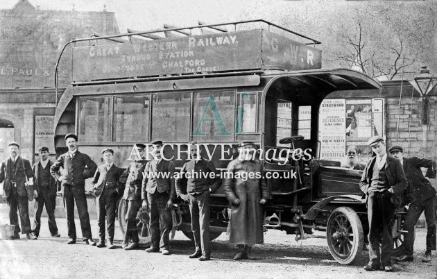 Stroud, GWR Motor Bus c1906