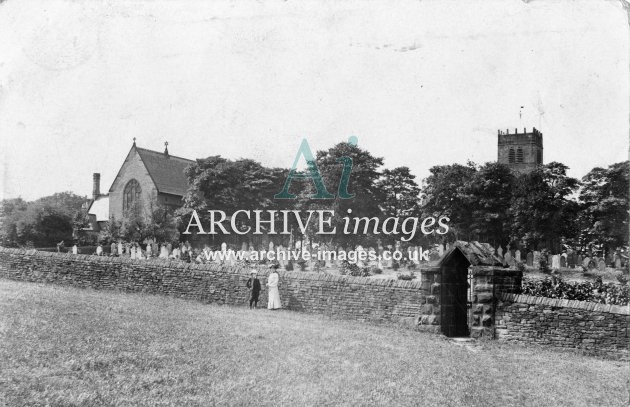 Marple, Church & Cemetery c1904