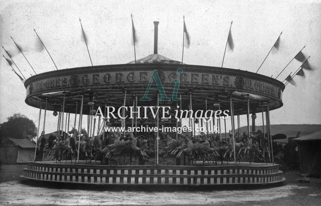 Fairground Ride Roundabout c.1910 MD