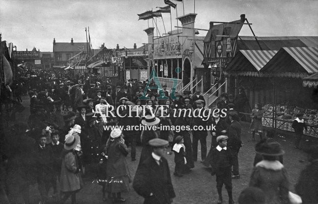 Hull Fair Fairground c.1910 MD